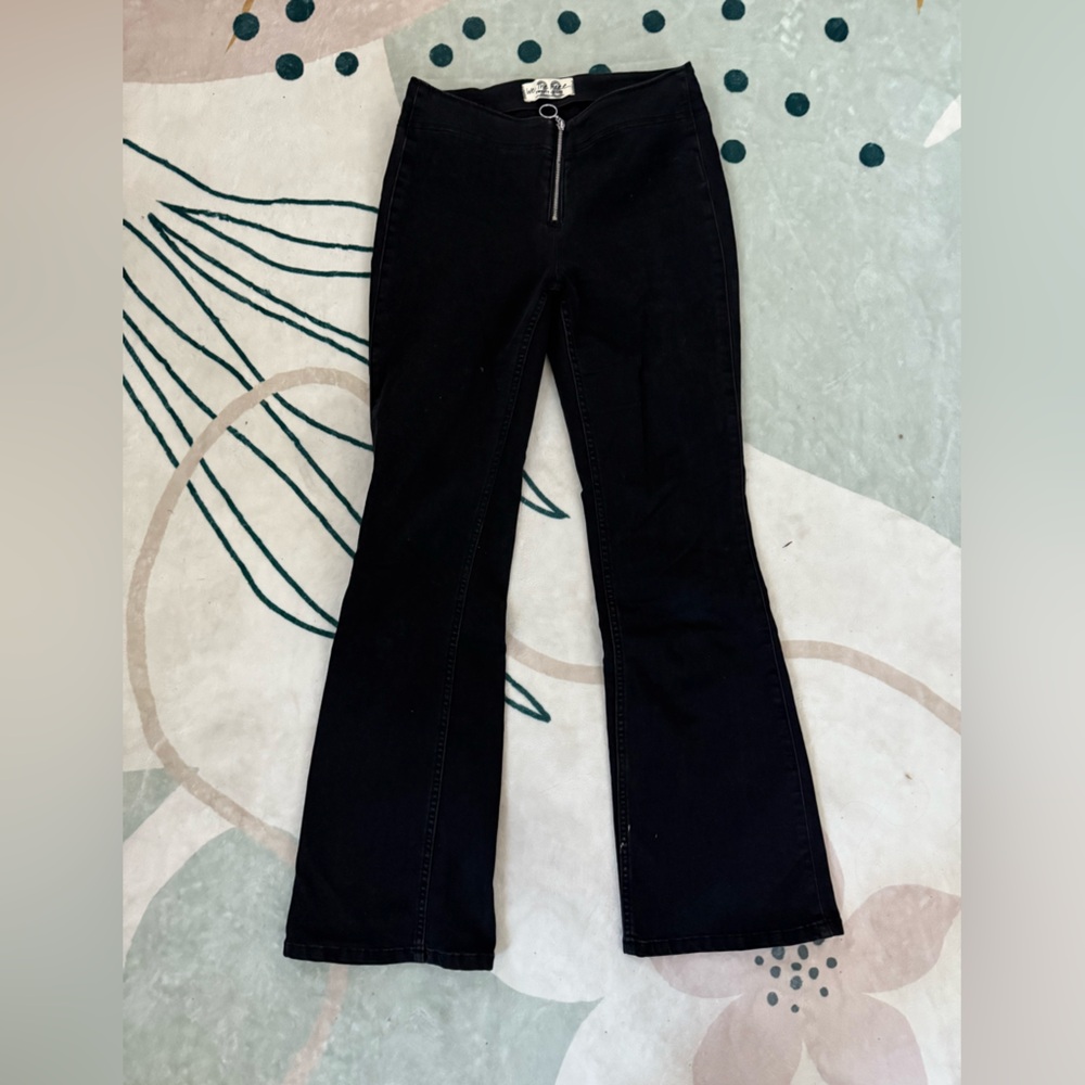 We The Free Midnight Black Flare Jeans